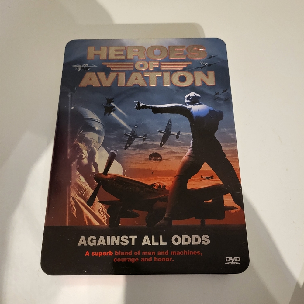 Heroes of Aviation Against All Odds 5 Disc Feature in Metal Tin on DVD